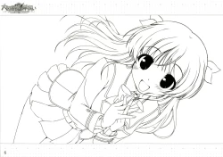 Page 4 of Daitoshokan no Hitsujikai ～dreamimg Sheep～ Event CG Lineartbook