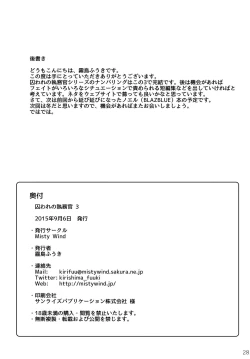 Page 29 of Toraware no Shitsumukan 3