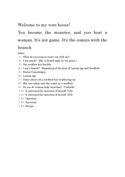 Page 1 of Welcome to my vore house