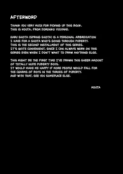 Page 38 of Haru Shota Yukemuri Seikyouiku | Spring Shota Steamy Sex Education