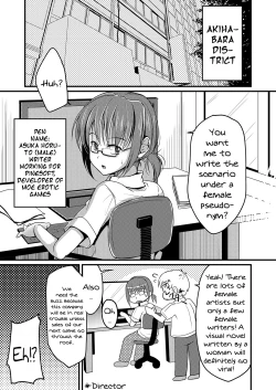 Page 2 of Urenai Eroge Writer ga Josou Shite Onnanoko no Kimochi o Benkyou Shite Mita | A Porn Author Whose Work Won't Sell Tries Crossdressing To Understand A Woman's Feelings
