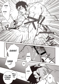 Page 33 of Gekijou Danji!! 06 Narcissist na Kikon Macho ga Kouen de Onanie Shite Itara/Yume ni Miru Rape