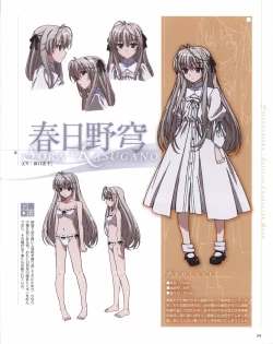 Page 34 of Yosuga no Sora OFFICIAL CHARACTER BOOK