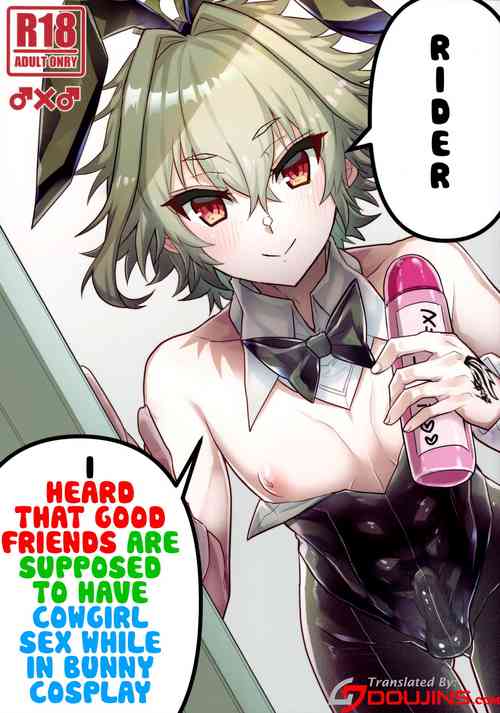 Download Naka no Ii Shinyuu wa Bunny Cosplay Kijoui Koubi o Sururashii zo | Rider, I Heard That Good Friends Are Supposed To Have Cowgirl Sex While In Bunny Cosplay