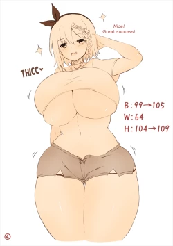 Page 4 of Ryza ga Nice Body ni Naru Kusuri o Nondara Yosou Ijou ni Seichou shite shimatta E