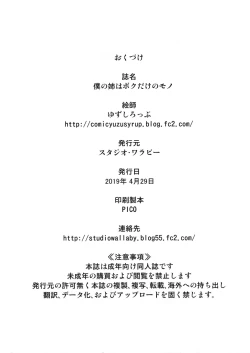 Page 28 of Boku no Ane wa Boku dake no Mono