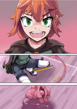 Page 34 of Warui Futanari Kanbu ni Makete Kaizou Souchi ni Tsunagarechau Hero-san no Hanashi. Goutetsu no Dagger Ch. 1