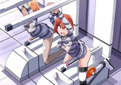 Page 42 of Warui Futanari Kanbu ni Makete Kaizou Souchi ni Tsunagarechau Hero-san no Hanashi. Goutetsu no Dagger Ch. 1