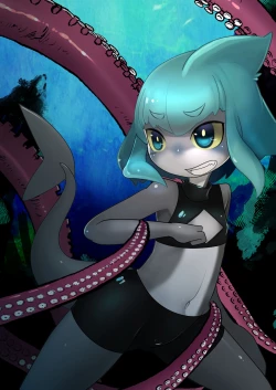 Page 2 of Shark Girl VS Giant Octpus