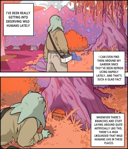 Page 1 of Yasei Ningen Kansatsu Nisshi | Wild Human Observation Record