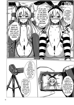 Page 13 of Kuubo Wochan no Shimakaze Yuri Dorei Choukyou| Standard Carrier Wo-Class Shimakaze's Yuri Slave Training