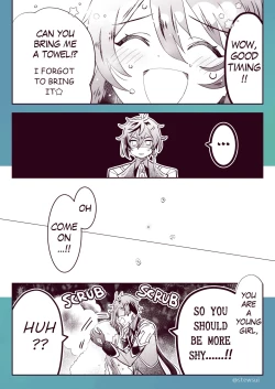 Page 3 of Zhongli x Hu Tao love story hentai doujinshi