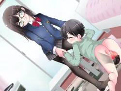 Page 56 of Ashi de sa reru no hazukashīkedo… o nēchan ni fuma retai