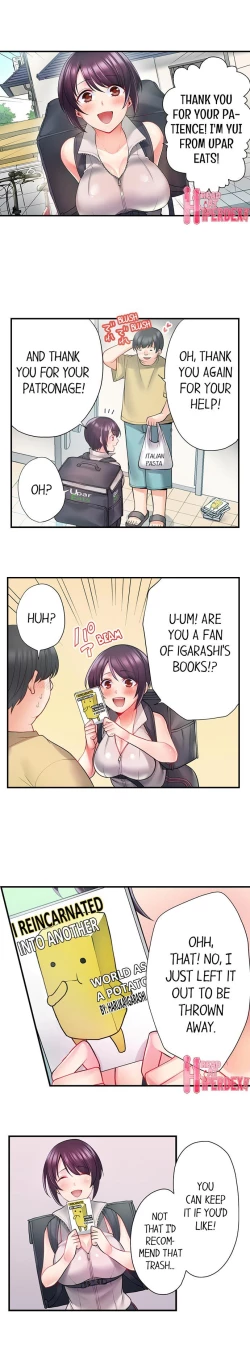 Page 3 of Bike Delivery Girl, Cumming To Your Door! | Jitensha Haitatsuin, Gaman Dekizu soto de Icchaimashita...