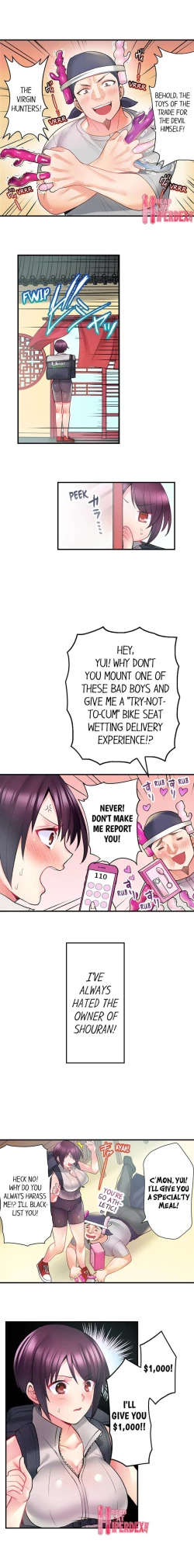 Page 5 of Bike Delivery Girl, Cumming To Your Door! | Jitensha Haitatsuin, Gaman Dekizu soto de Icchaimashita...