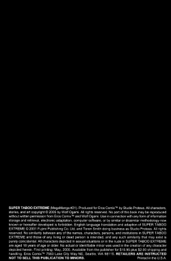 Page 2 of MegaManga #21: Super Taboo Extreme