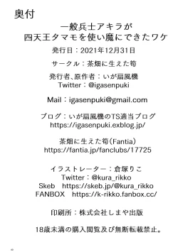 Page 41 of Ippan Heishi Akira ga Shitennou Tamamo wo Tsukaima ni Dekita Wake