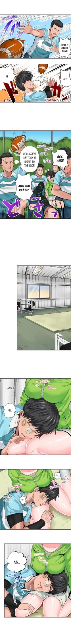 Page 61 of Dick Me Up Inside | Mezametara Sounyuu Sunzen. Nikushoku Danshi Ryou de Utatane Joshi wa Naburareru