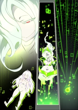 Page 1 of Shoujo no Anata ga Dennoukuukan de Seitai Energy wo Shiboritorareru Puchi Manga