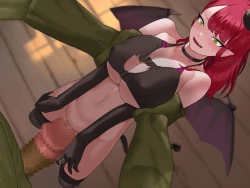 Page 182 of Orc Kishi to Succubus ni Yoru Ishoku Renai Monogatari