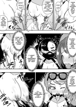 Page 14 of Yuri-chan, Pokemon pretend to be naked and take a walk with a nipple lead