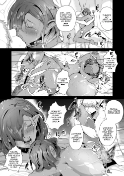 Page 34 of Mucchiri Dekachichi Dark Elf no Oba-san to Icha Love Fudeoroshi Seikatsu