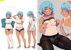 Page 10 of Tanned Girl Blue Hair #3