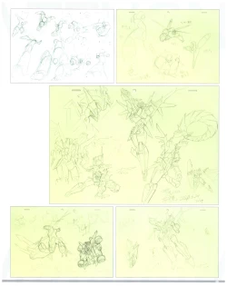 Page 48 of SSSS.DYNAZENON GRIDMAN UNIVERSE CHARACTER CONCEPT DESIGN