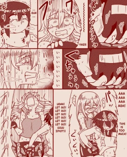 Page 18 of A futanari girl gets her balls hurt during body check