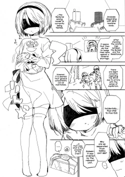 Page 2 of YoRHa Kitai 2B no Shoushizaika Gitai Unyou Shiken ni Kansuru Houkoku｜Report on the Trial Run of YoRHa Unit 2B's Cost Saving Chassis