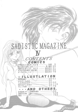 Page 4 of Sadistic Magazine Vol. 4