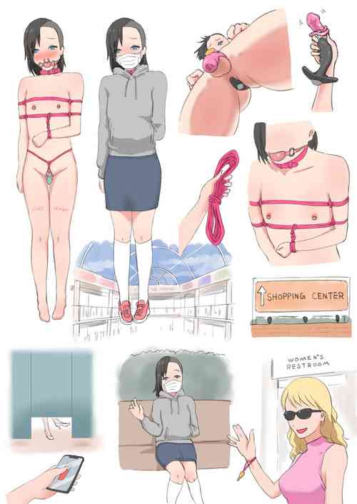 Download Sissy chastity belt in public bondage