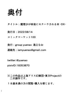 Page 25 of Marisa ga Sakuya ni Sekuhara Sareru Hon