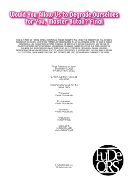 Page 25 of Would You Allow Us to Degrade Ourselves for You, Master Butao - Final