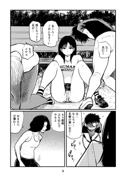 Page 9 of Inran Joshi Ga Modaenagara Kintama Ijimetemita