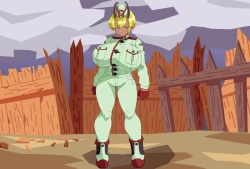 Page 47 of Brown-horned soldier Major Freya's sudden fall.