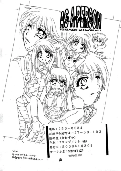 Page 70 of AS A PERSON