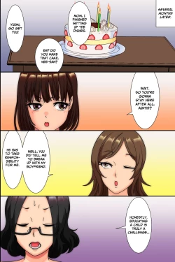 Page 45 of Ninshin wa Kinshin de to iu Hou ga Dekita node, Haha to Imouto to Oba ga Mainichi Ore no Chinpo o Neratte Kuru