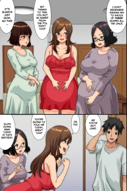 Page 46 of Ninshin wa Kinshin de to iu Hou ga Dekita node, Haha to Imouto to Oba ga Mainichi Ore no Chinpo o Neratte Kuru