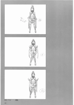 Page 14 of Queen's Blade Gyokuza o Tsugumono Ending Gengashuu