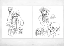 Page 256 of ALICESOFT ORION SCRIBBLES with CROQUIS ULTIMATE EDITION VOL.3 織音計画特別版  ラフ画集