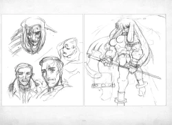 Page 323 of ALICESOFT ORION SCRIBBLES with CROQUIS ULTIMATE EDITION VOL.3 織音計画特別版  ラフ画集