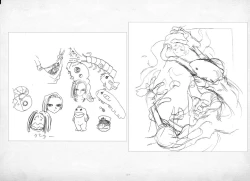 Page 128 of ALICESOFT ORION SCRIBBLES with CROQUIS ULTIMATE EDITION VOL.2 織音計画特別版  ラフ画集