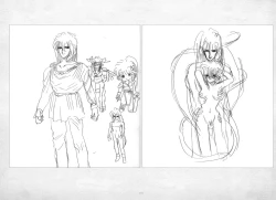 Page 192 of ALICESOFT ORION SCRIBBLES with CROQUIS ULTIMATE EDITION VOL.1 織音計画特別版  ラフ画集