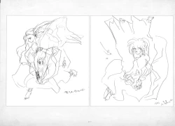 Page 402 of ALICESOFT ORION SCRIBBLES with CROQUIS ULTIMATE EDITION VOL.1 織音計画特別版  ラフ画集