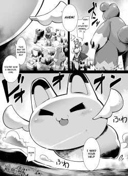 Page 4 of Bakunyuu Kitsune Mimi Mahou Shoujo wa Kyodaika shika Dekimasen! | Big breasted fox eared magical girl can only be huge!