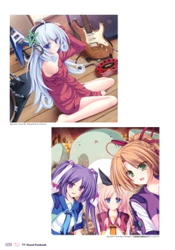 Page 34 of 77～and, two stars meet again～ Visual Fanbook