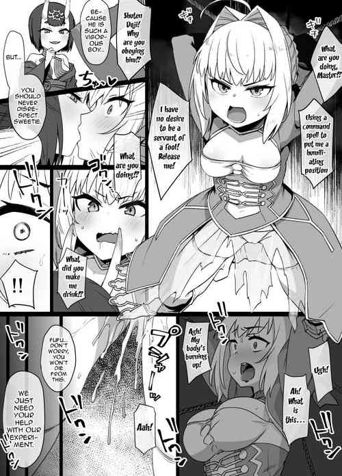 Download FGO Shuten Douji x Nero Hyoui Manga |  FGO Shuten Doji x Nero Possession Manga