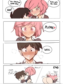 Page 21 of 【rak_fork/ddlc/夏树/R18 comic】Play with me