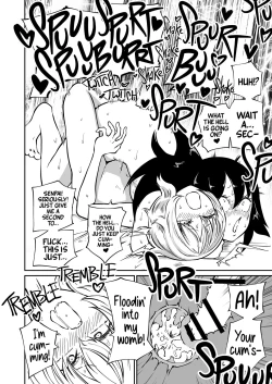 Page 24 of Doutei Futanari Senpai Bitch Kouhai no Amaama Fudeoroshi | Virgin Futanari Gets Cherry Popped by Her Slutty Junior